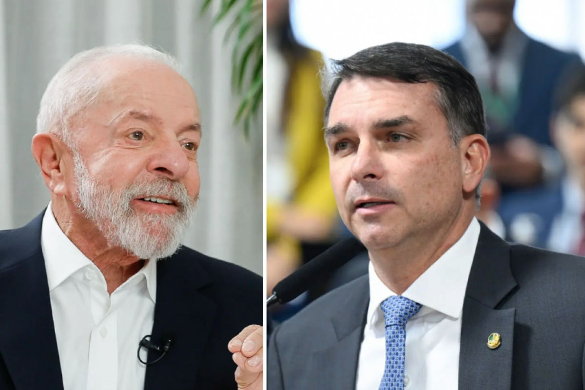 Lula lidera, mas tem empate técnico com Flávio no 1º e 2º turno
