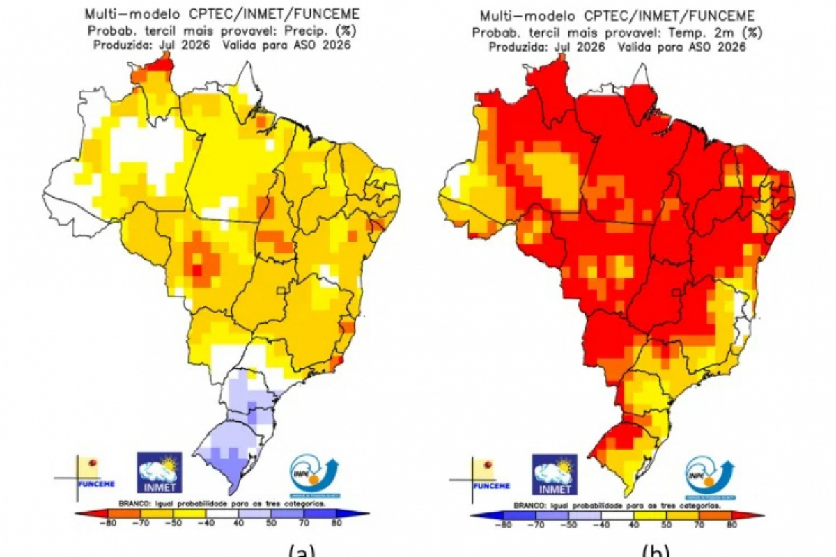 Órgãos apontam El Niño muito forte e risco de desastres no Brasil