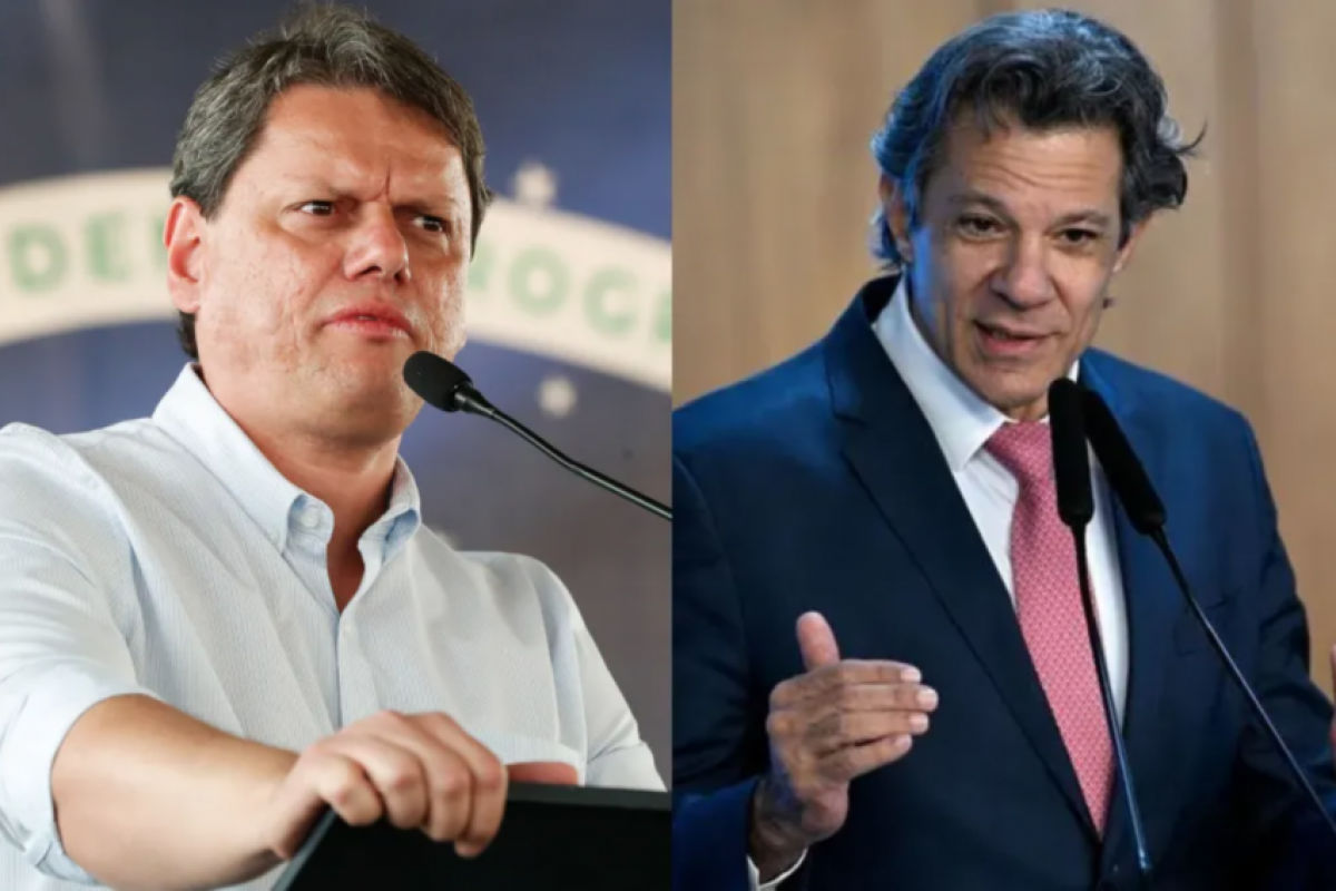 Tarcísio lidera com 40%; Haddad tem 27% das intenções de voto