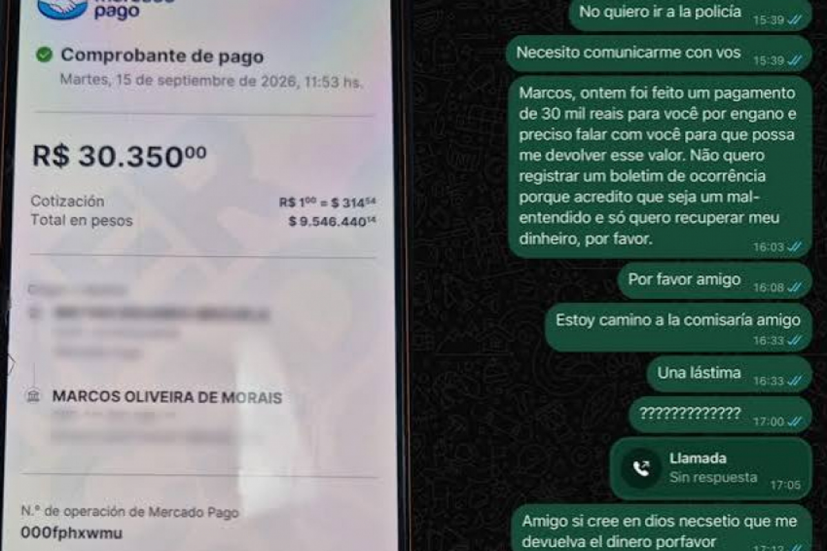 Argentino é enganado por taxista e paga R$ 30 mil em vez de R$ 30