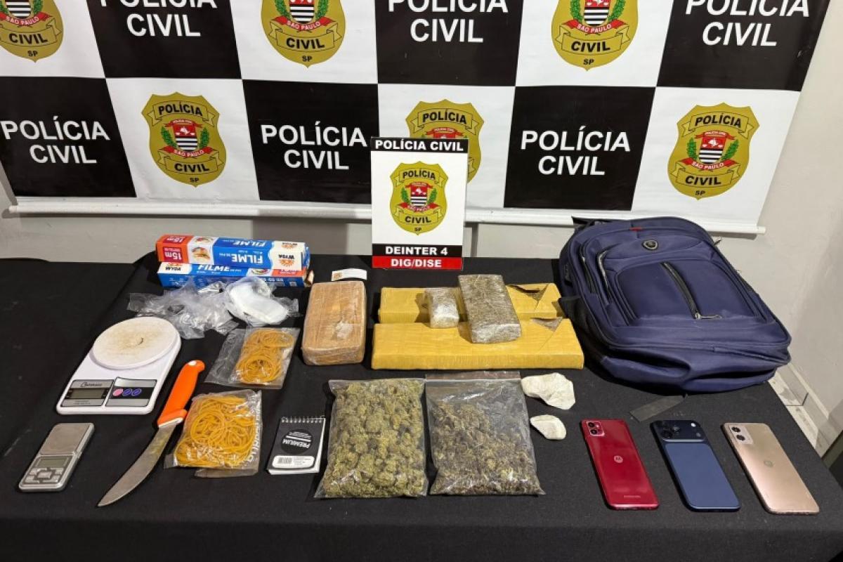Casa com droga era vigiada por câmeras para alertar sobre polícia