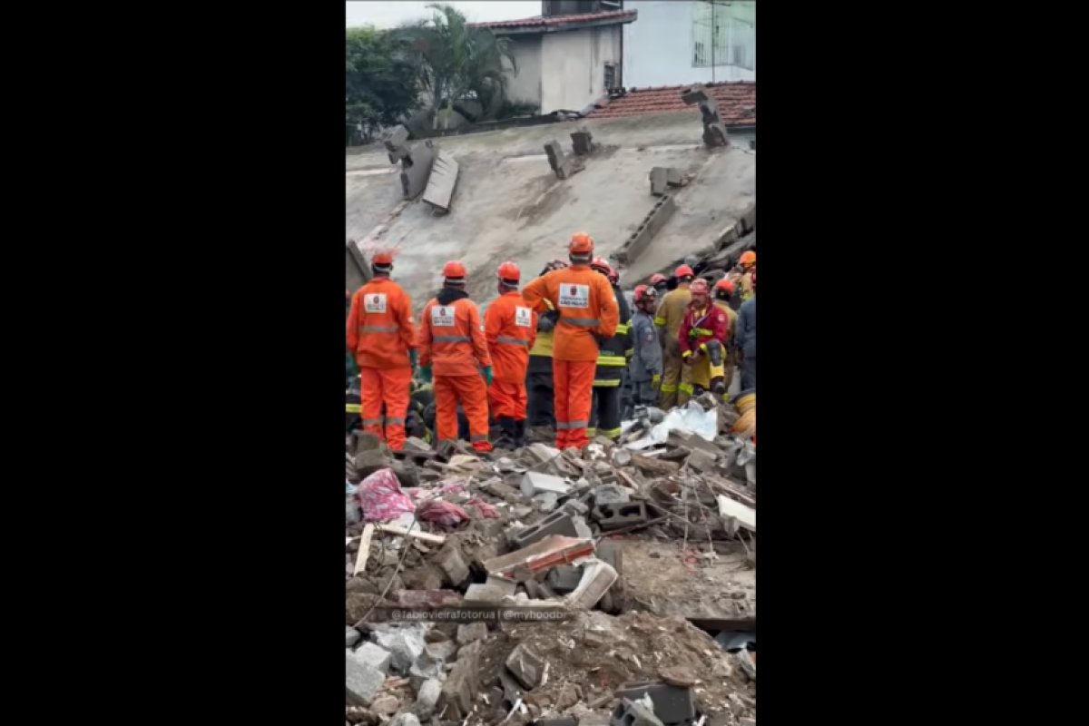 Criança é a 6ª morte em desabamento; sócio de construtora é preso