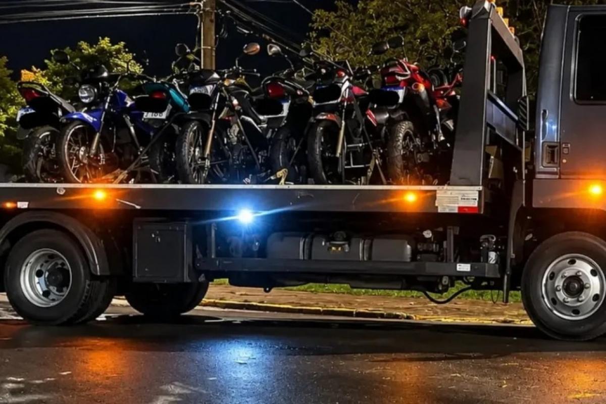 PM amplia fiscalização de motos e faz apreensões em Bauru
