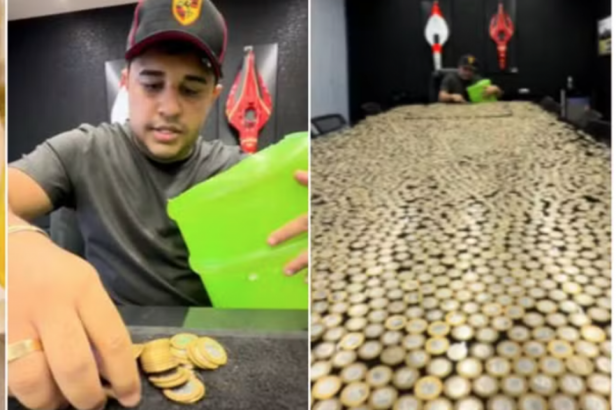 Borracheiro paga Hilux com milhares de moedas de R$1; VÍDEO