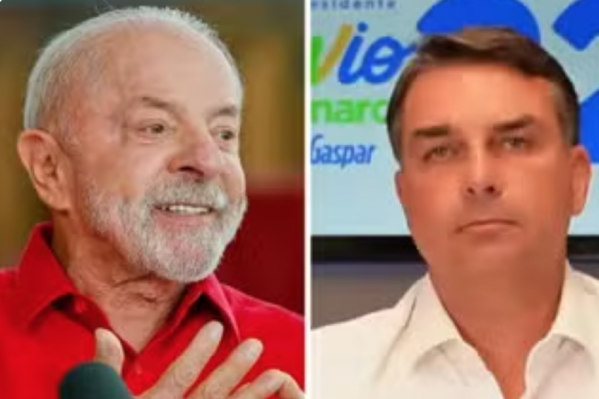 Flávio tem 52% e Lula 48% das intenções de voto