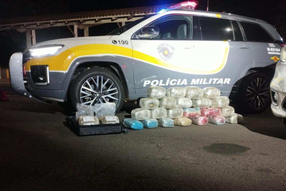 TOR prende três em fuga e apreende R$ 55 mil em maconha